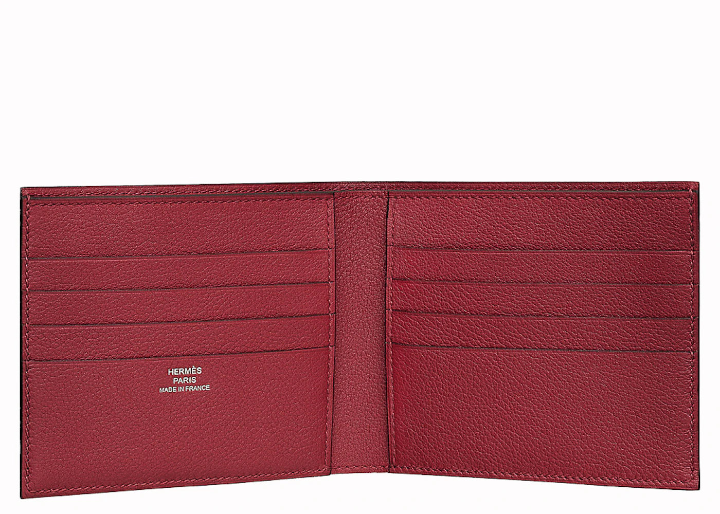 hermes mc2 copernic compact wallet evercolor rouge grenat 