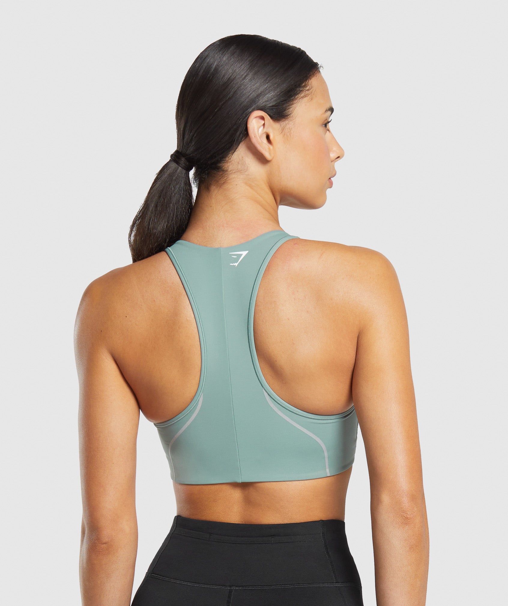 Women's Gymshark Running Sports Bra Celeste Blue
