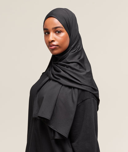 Women's Gymshark Hijab Black