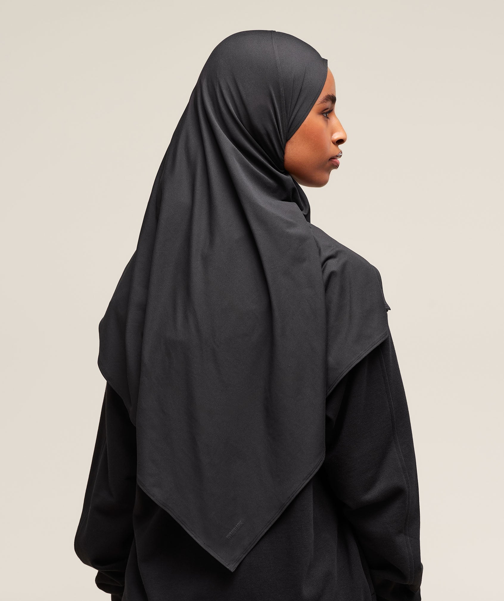 Women's Gymshark Hijab Black