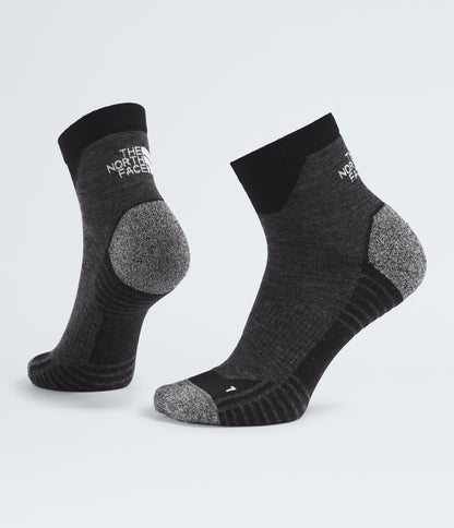 The North Face Hiking Quarter Socks TNF Black/Adriatic Blue Bark Mist/Woodland Green/TNF Black Pine Needle