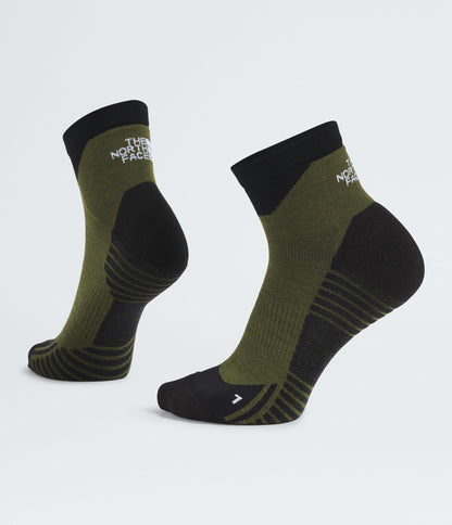 The North Face Hiking Quarter Socks TNF Black/Adriatic Blue Bark Mist/Woodland Green/TNF Black Pine Needle