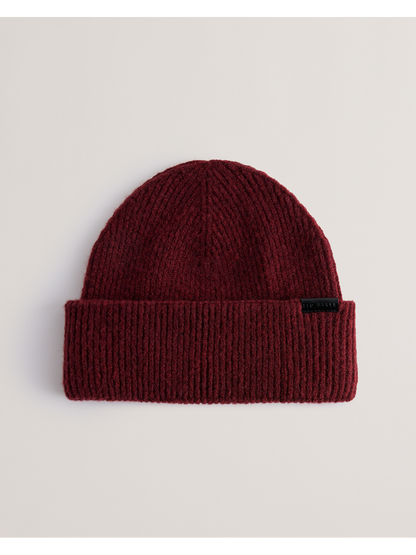 Ted Baker Alliiie Ribbed Knit Turnup Beanie Hat