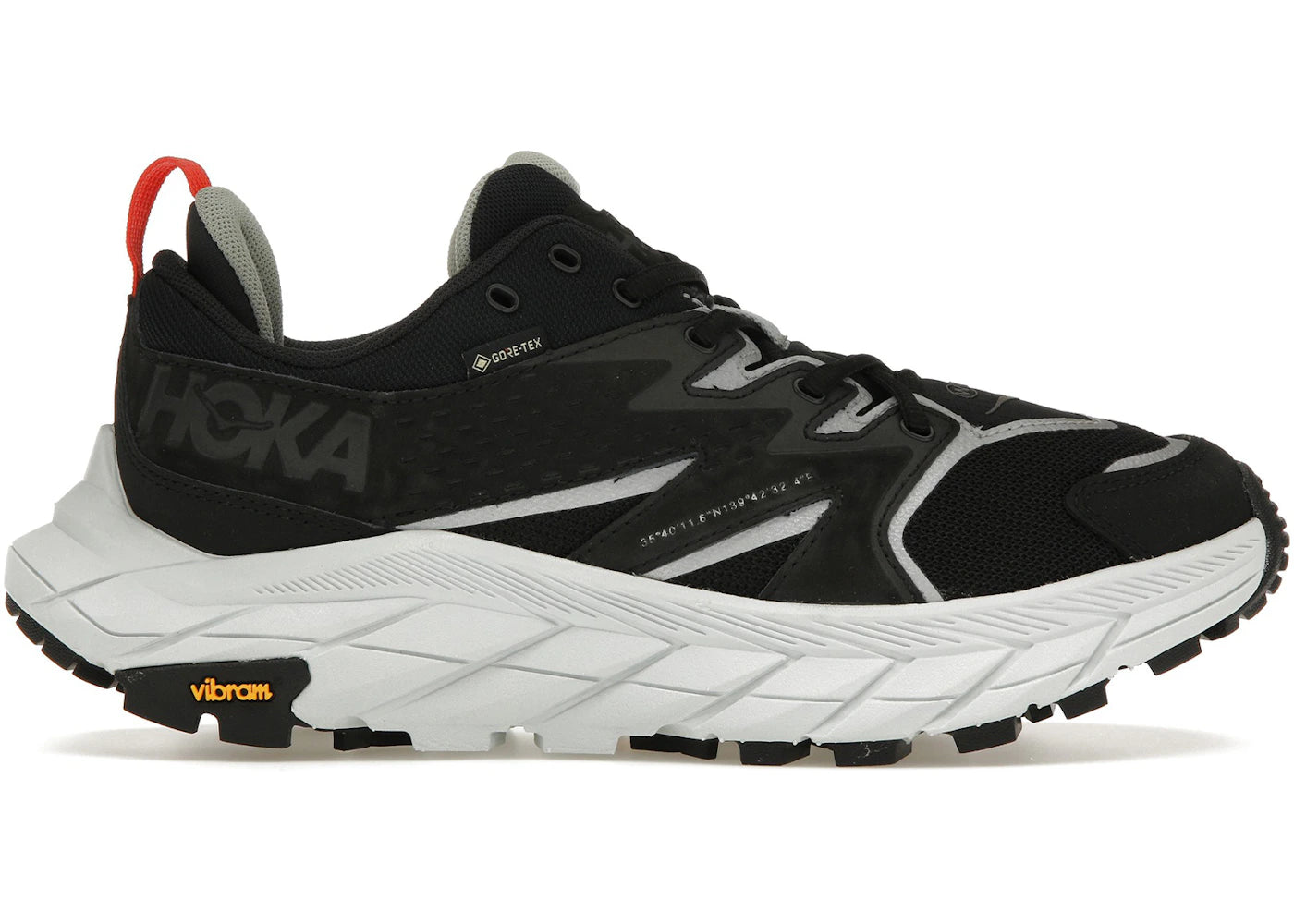 hoka one one anacapa low gore-tex wtaps jet black