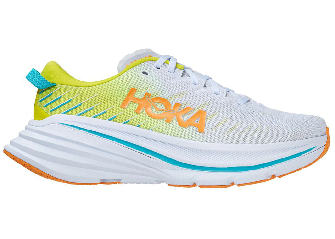 Hoka One One Bondi X White Evening Primrose