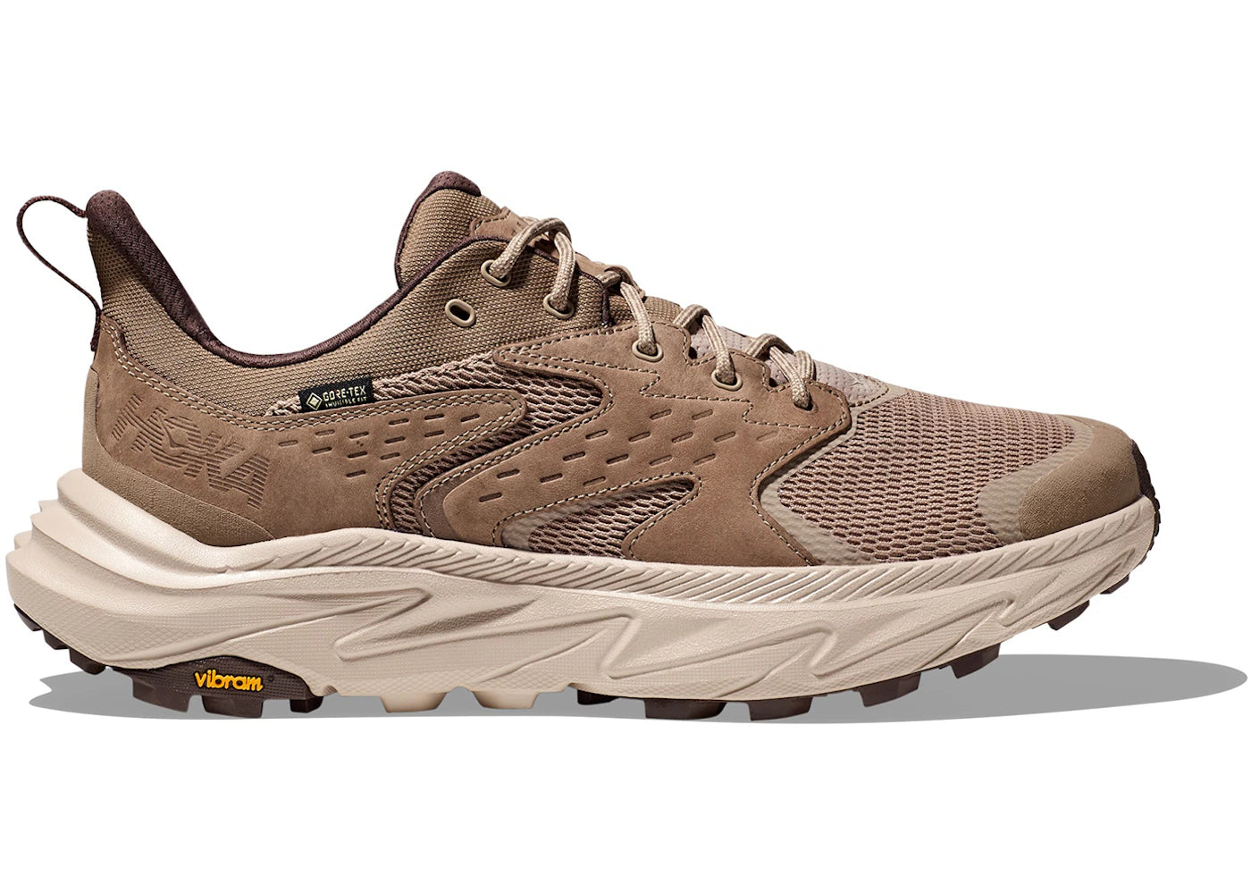 hoka one one anacapa 2 low gore-tex dune oxford tan