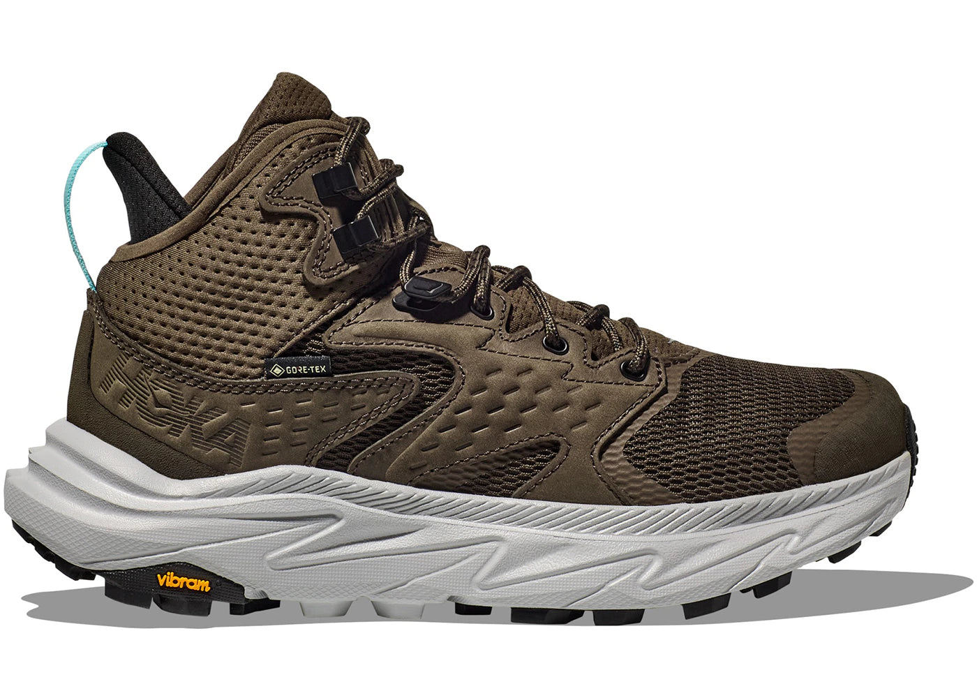 hoka one one anacapa 2 mid gore-tex deep umber stardust (women's)