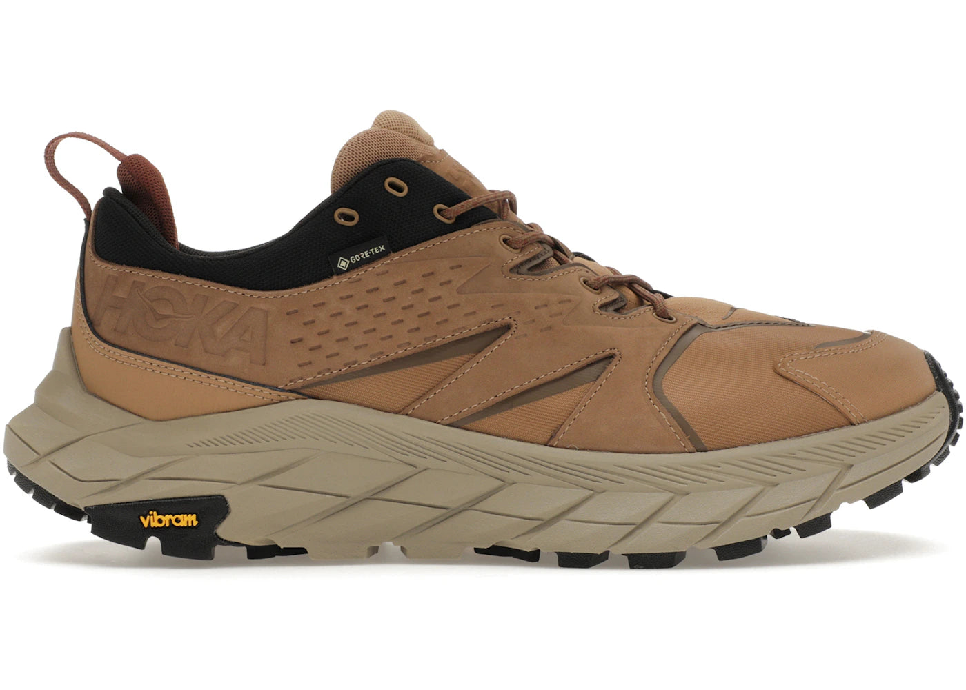 hoka one one anacapa low gore-tex tiger's eye tan