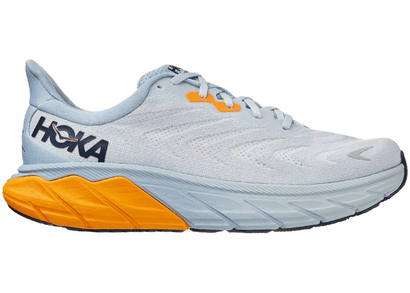 hoka one one arahi 6 plein air blue fog orange