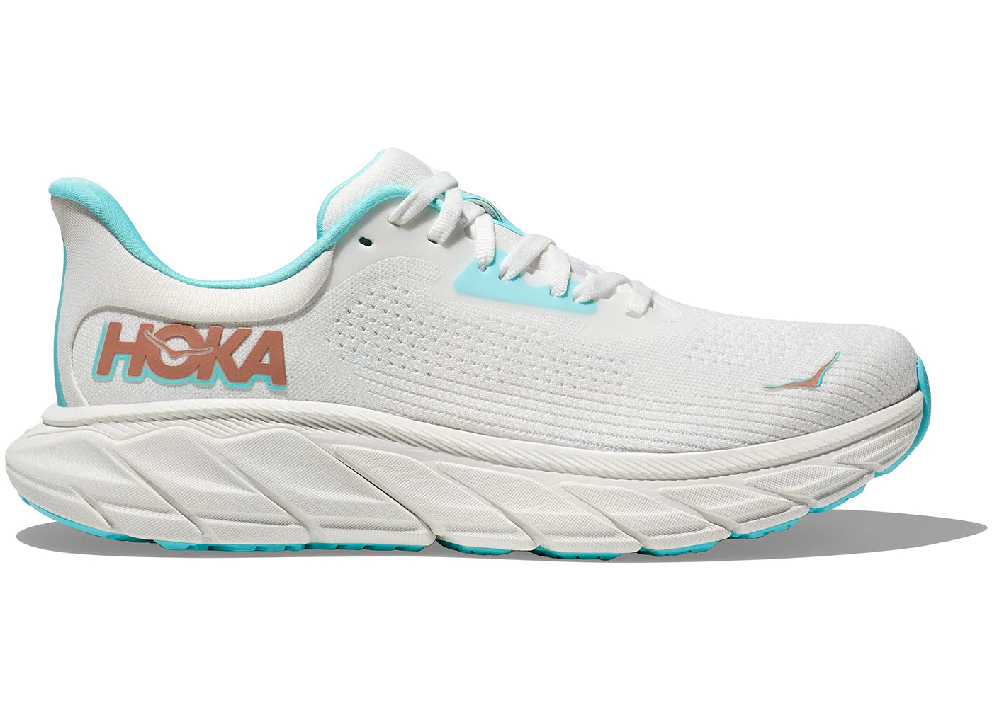 hoka one one arahi 7 frost rose gold (women's)