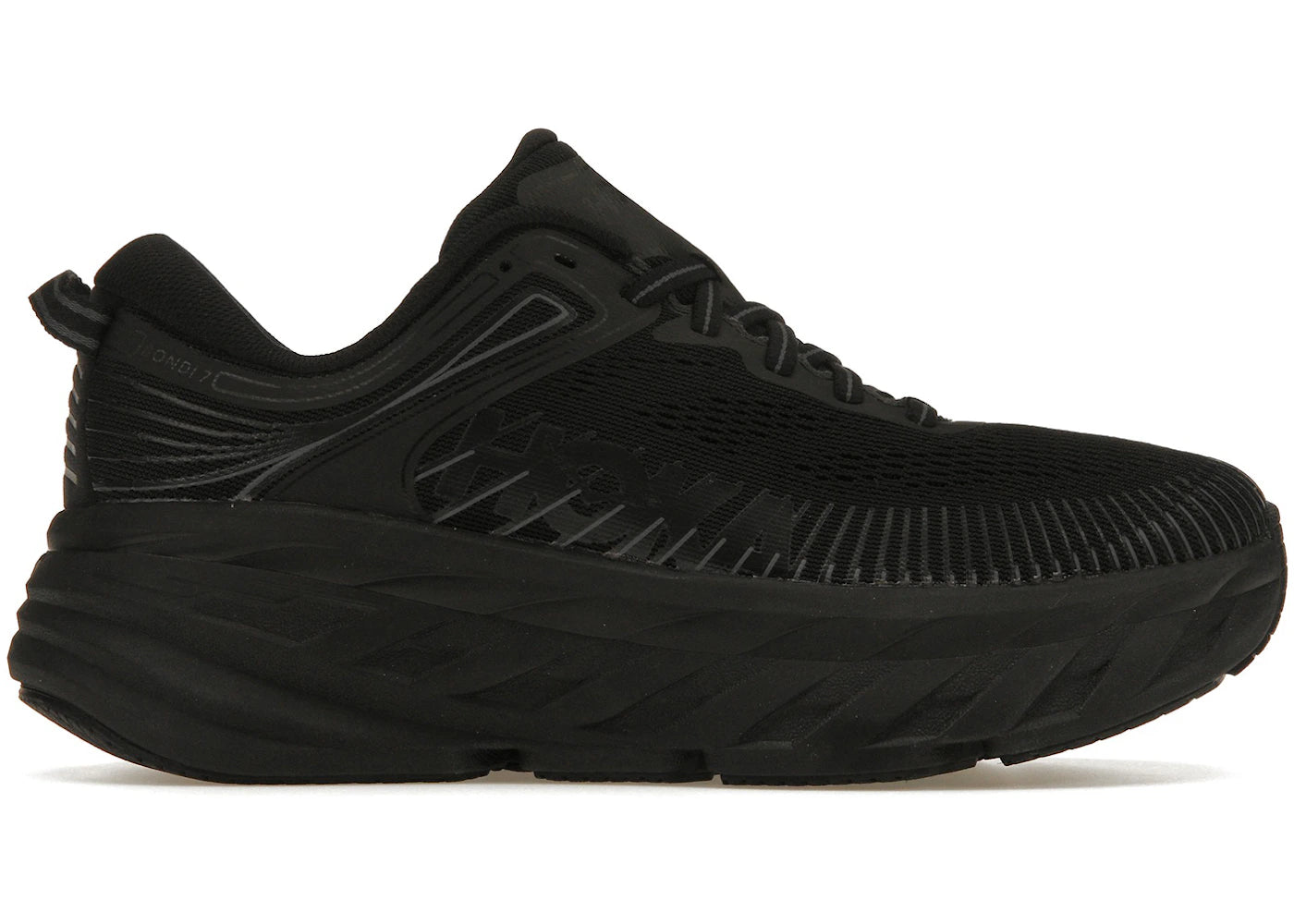 hoka one one bondi 7 black (women's)