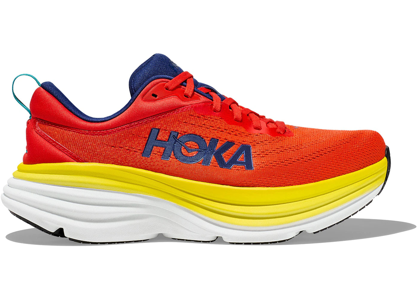 Hoka One One Bondi 8 Red Alert Flame
