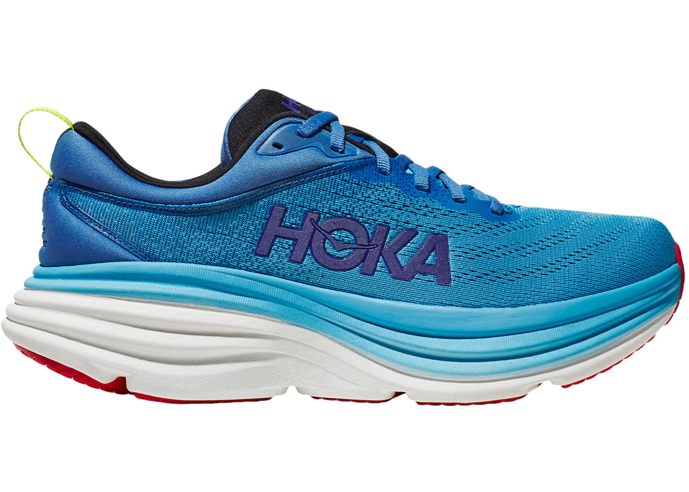 Hoka One One Bondi 8 Virtual Blue Swim Day