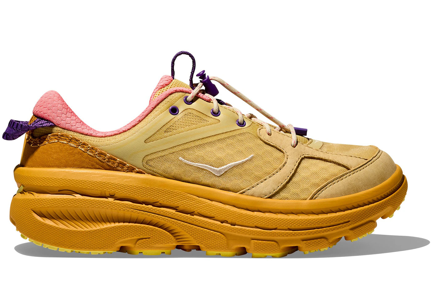 hoka one one bondi b3ls flaxseed varsity yellow
