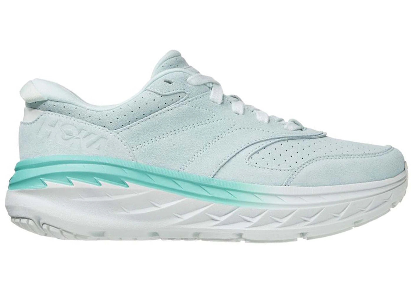 Hoka One One Bondi L Suede Blue Glass (All Gender)