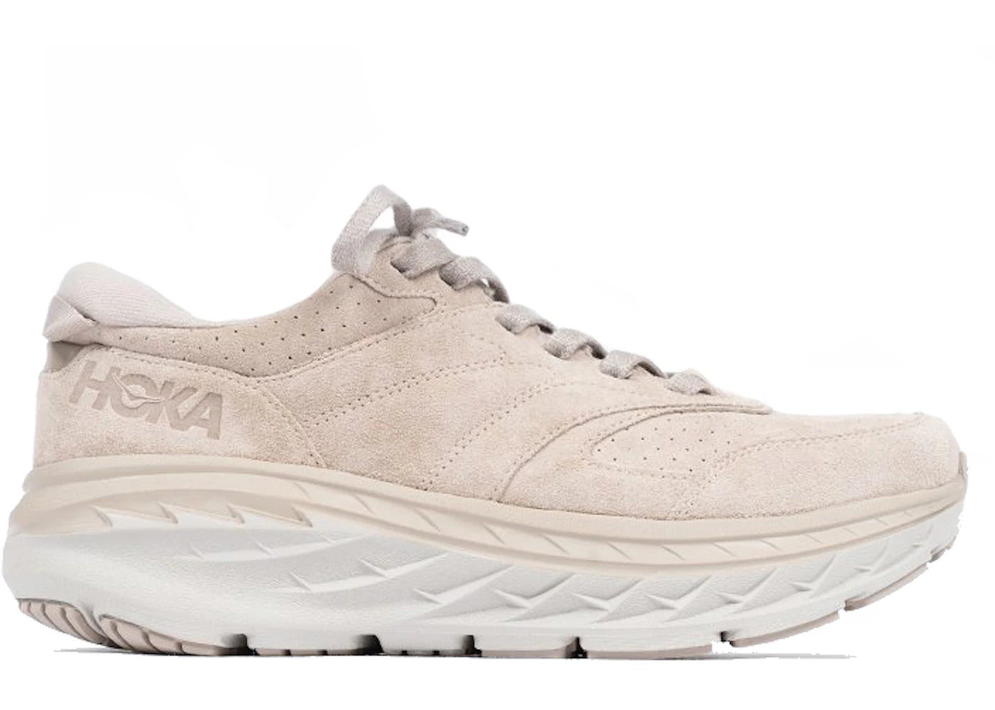hoka one one bondi l suede simply taupe (all gender)