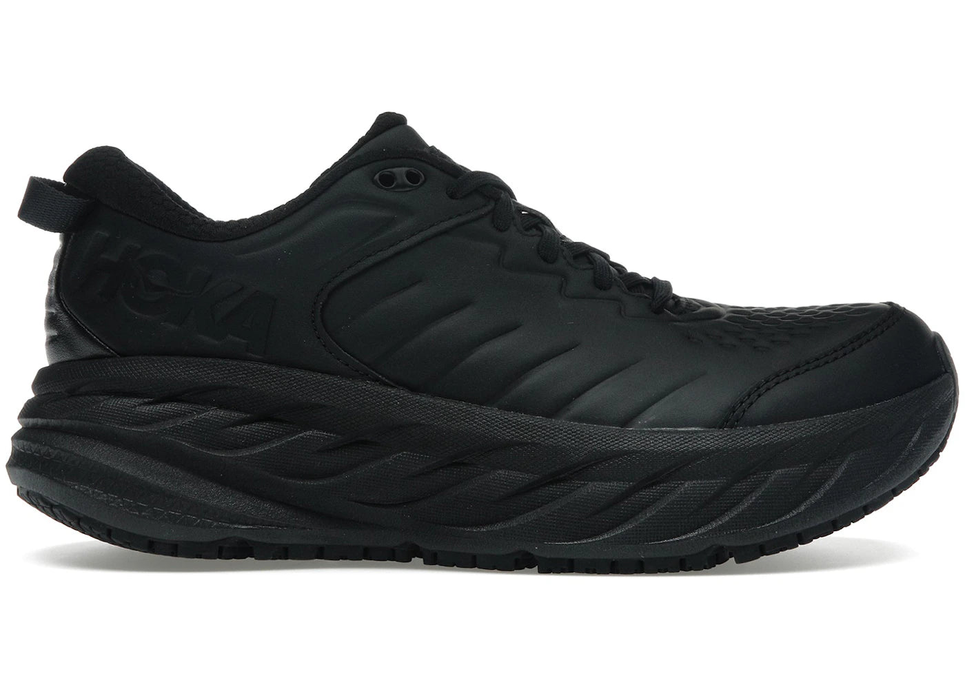 hoka one one bondi sr black (women's)