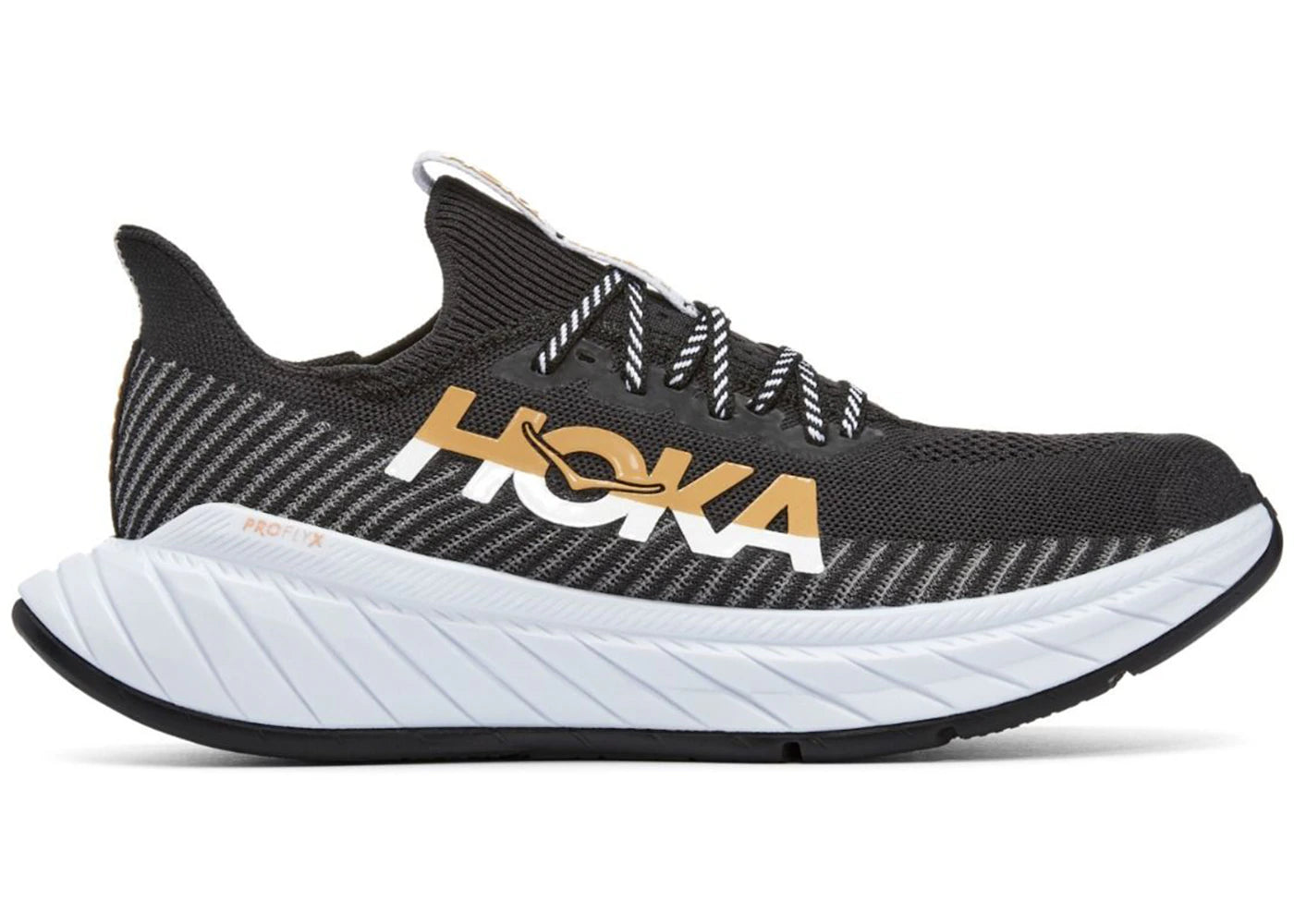 hoka one one carbon x 3 black white