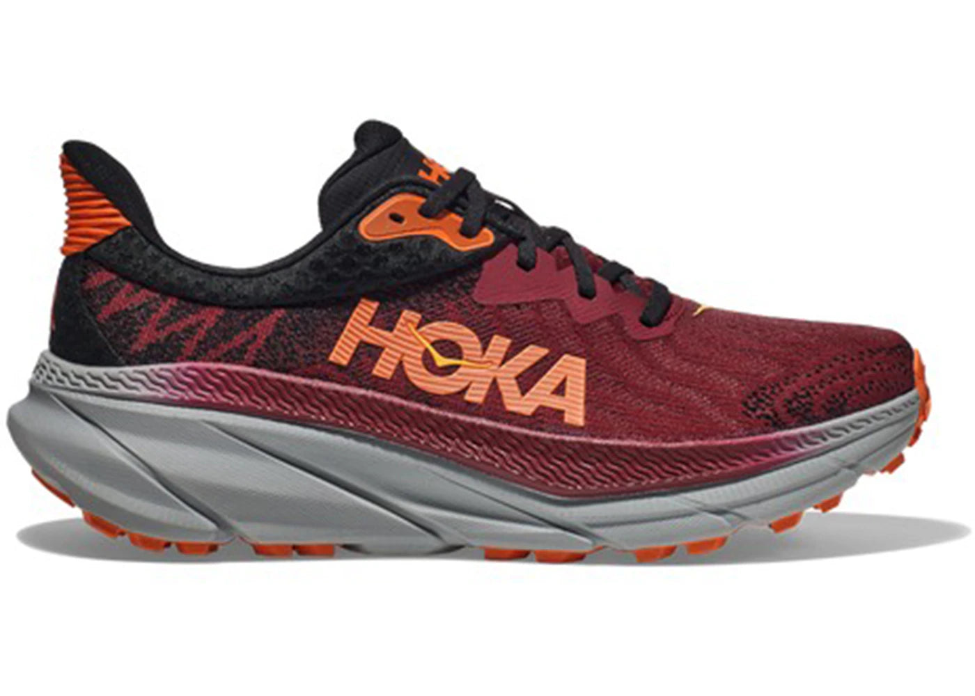 hoka one one challenger atr 7 cabernet flame