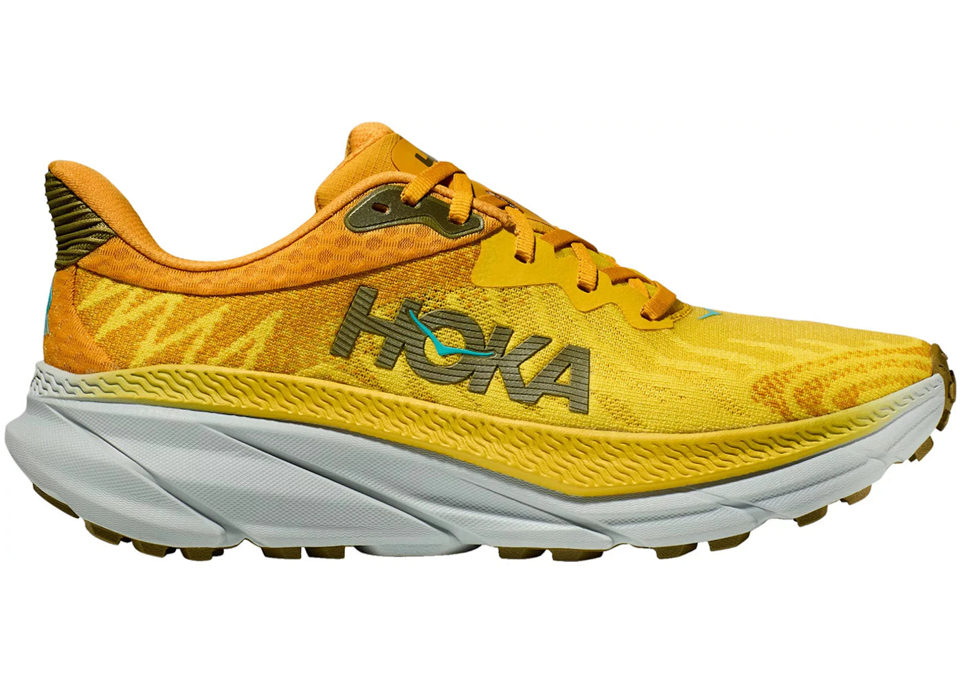 hoka one one challenger atr 7 passion fruit golden yellow