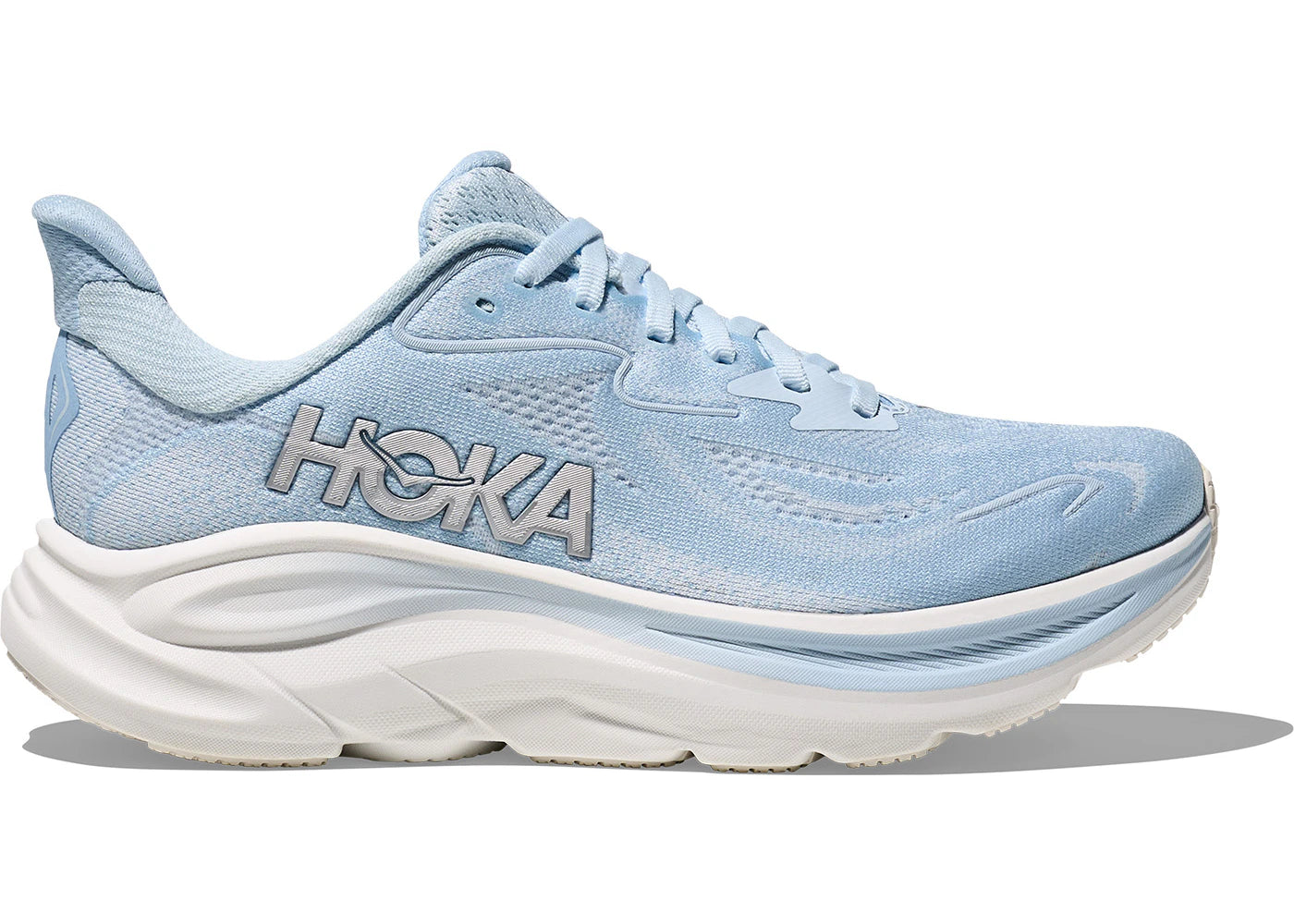 Hoka One One Clifton 10 Glacier Blue Silver (Women'S)