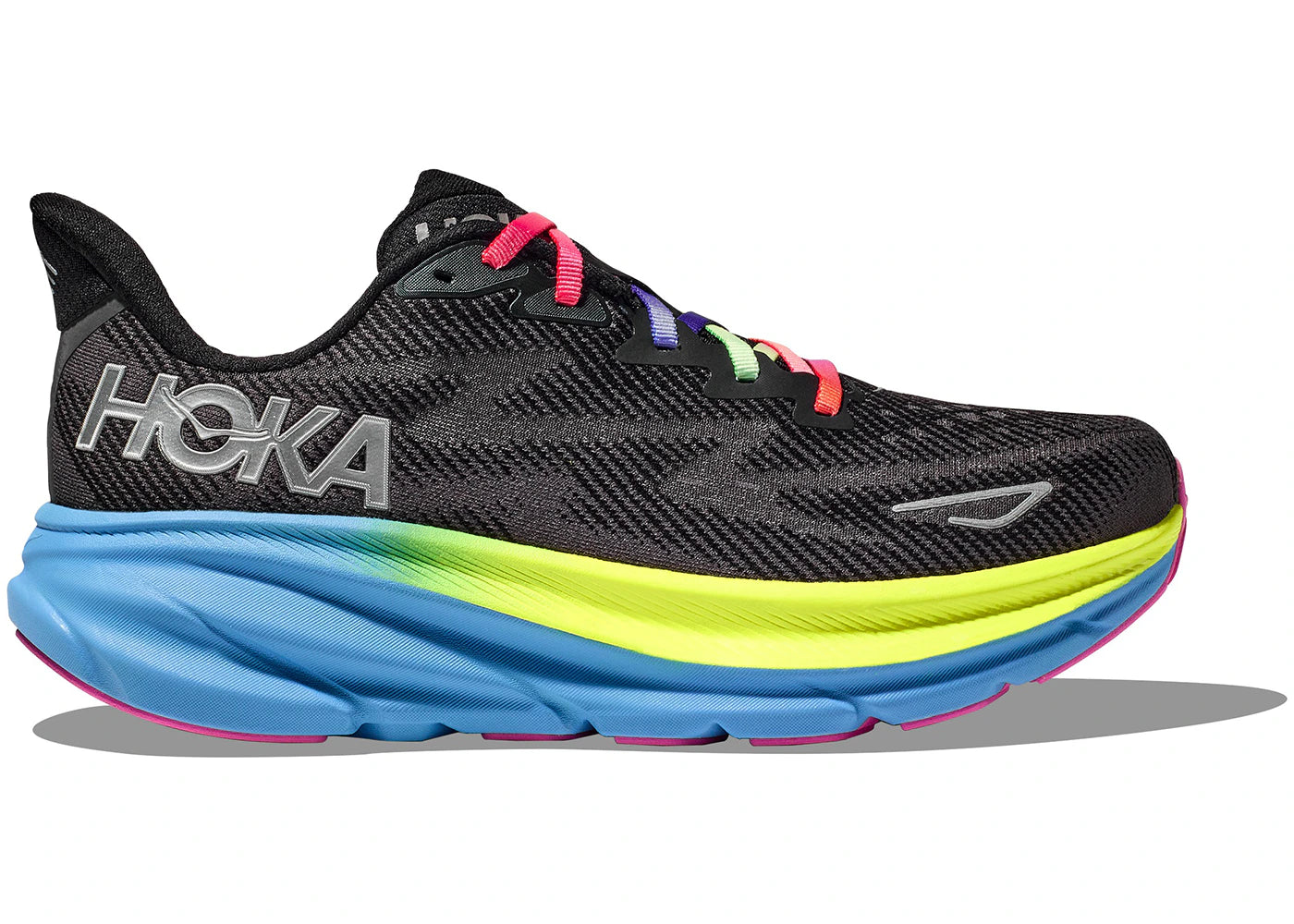 Hoka One One Clifton 9 Black All Aboard Multi-Color (Women'S)