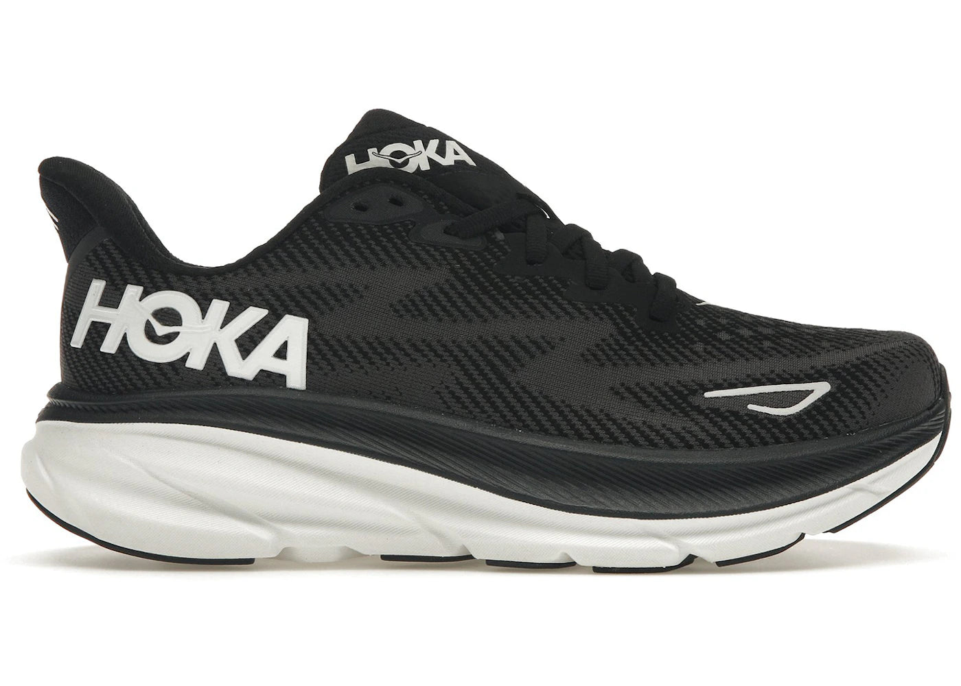 Hoka One One Clifton 9 Black White (Women'S)