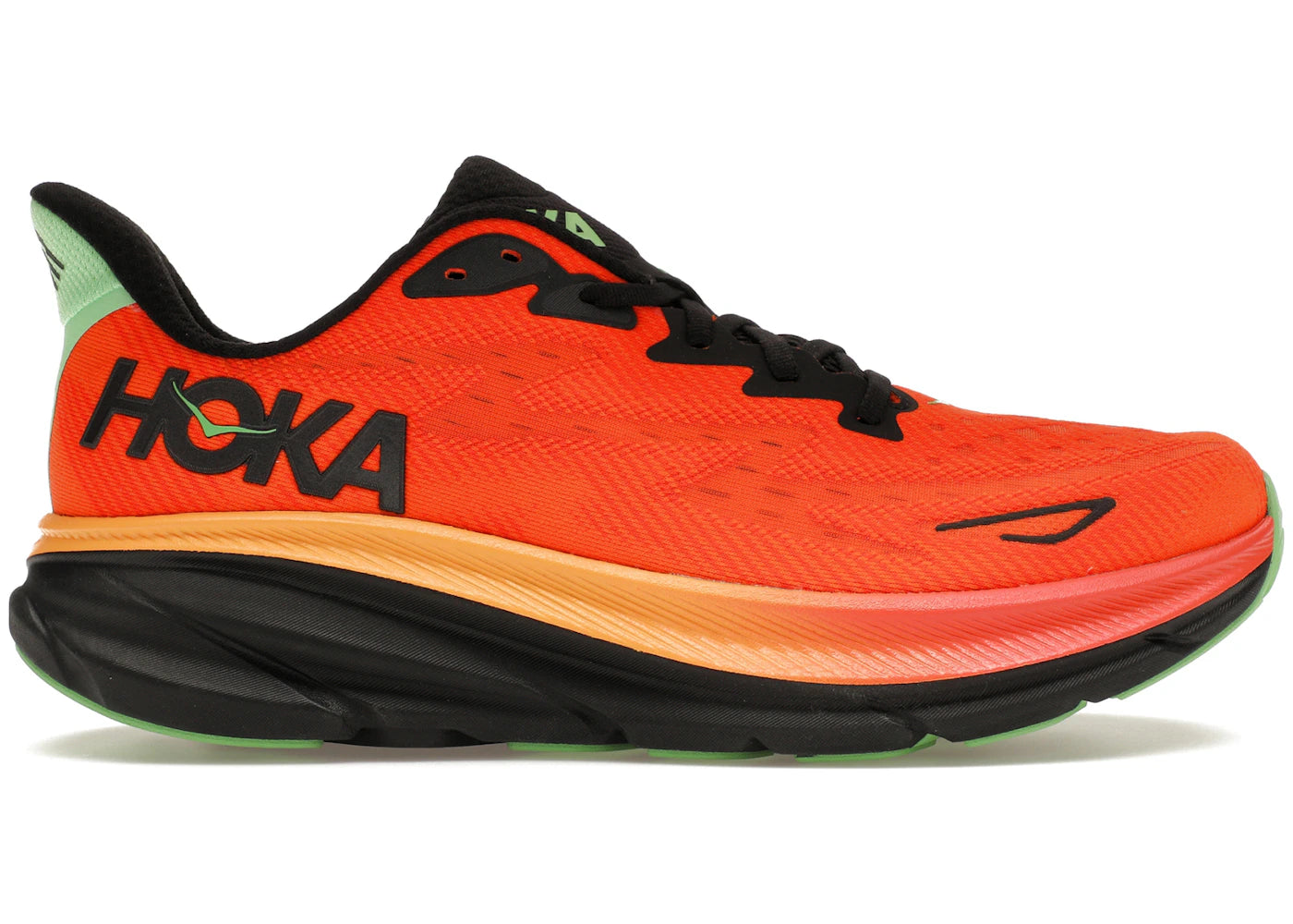 Hoka One One Clifton 9 Flame Vibrant Orange