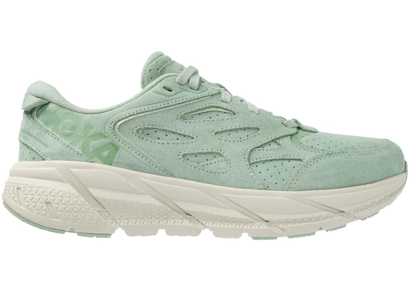 Hoka One One Clifton L Suede Smoke Green (All Gender)