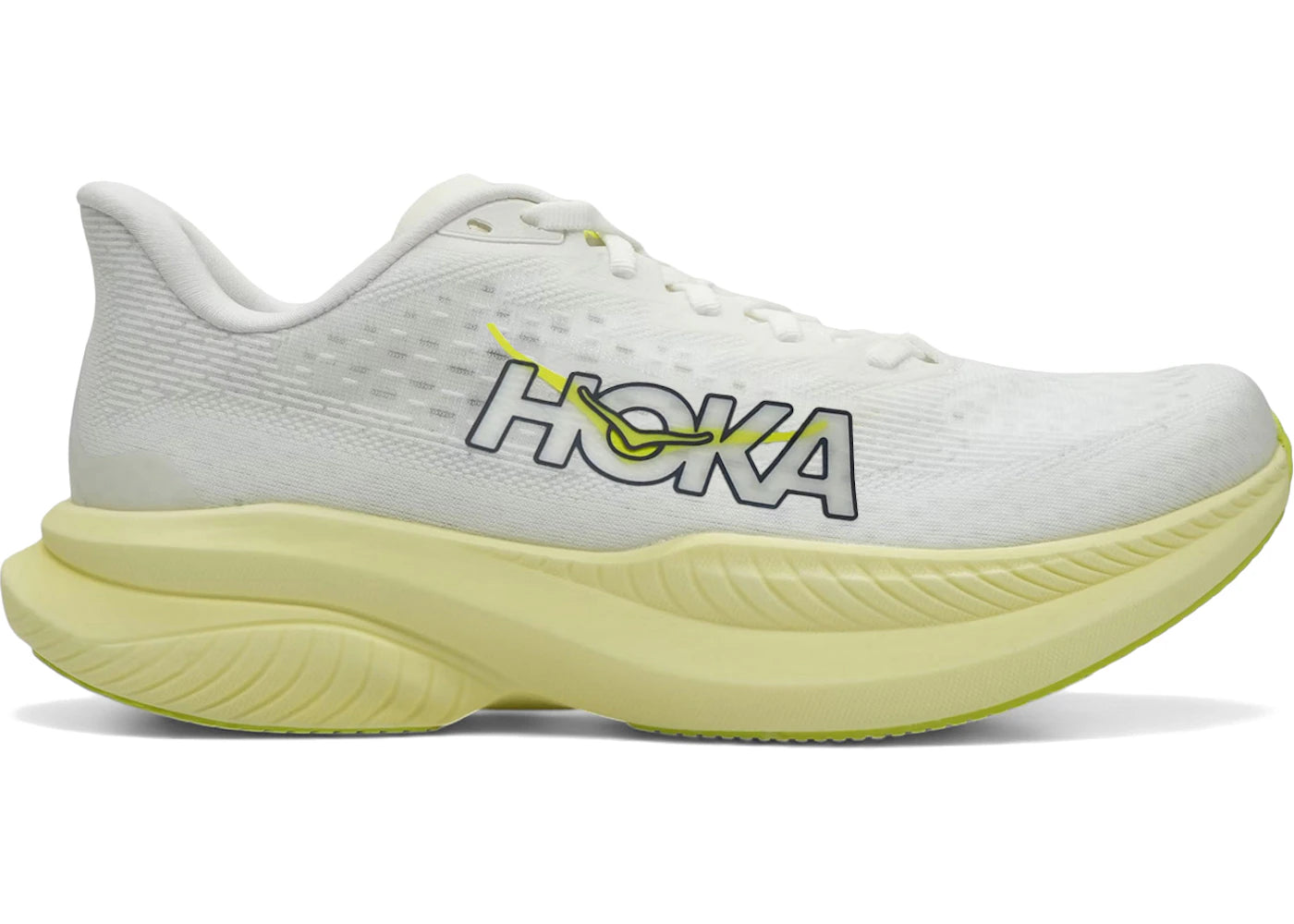 Hoka One One Mach 6 White Neon Hoka Citrus (Women'S)