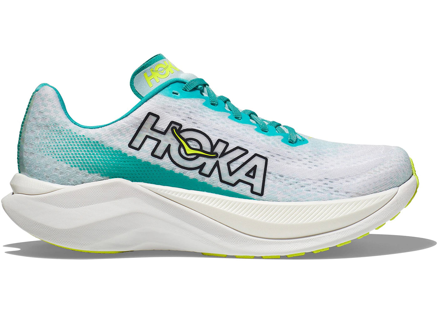 Hoka One One Mach X White Blue Glass (Women'S)