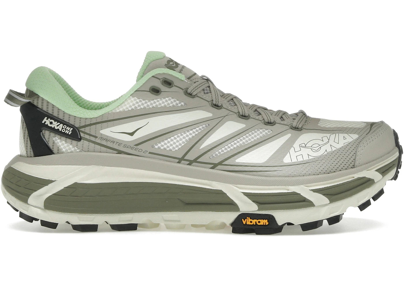Hoka One One Mafate Speed 2 Putty Eucalyptus