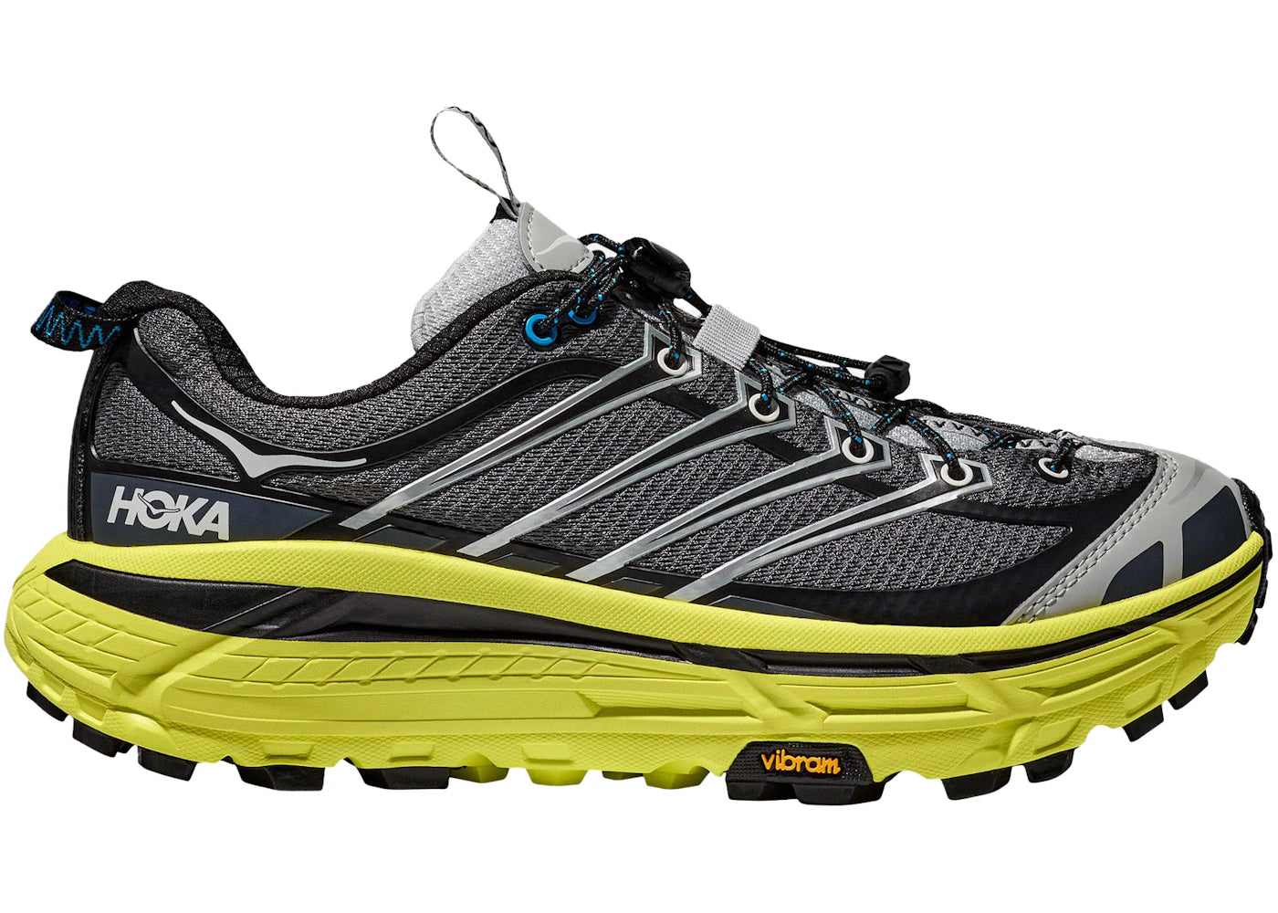 Hoka One One Mafate Three 2 Black Citrus