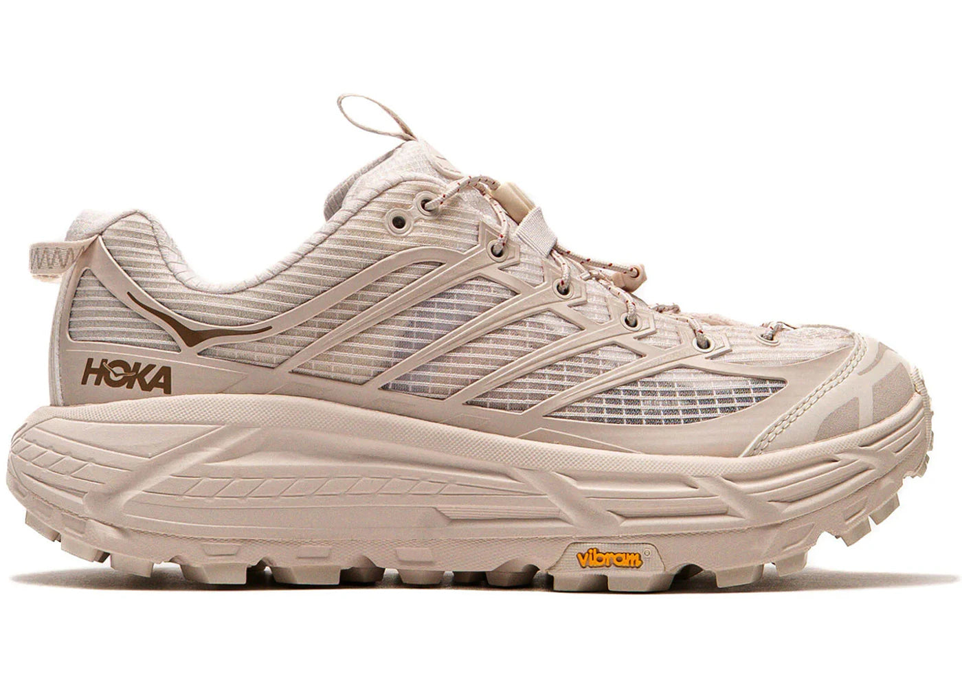 Hoka One One Mafate Three 2 Grid Rose Cream Stucco