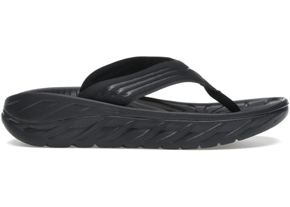 Hoka One One Ora Recovery Flip Black Dark Gull Grey
