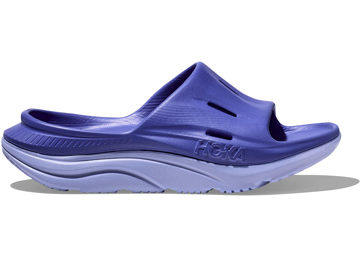 Hoka One One Ora Recovery Slide 3 Stellar Blue Mirage