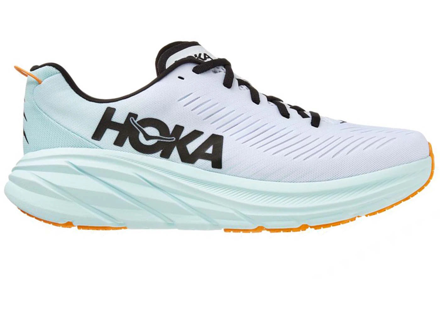 Hoka One One Rincon 3 White Blue Glass