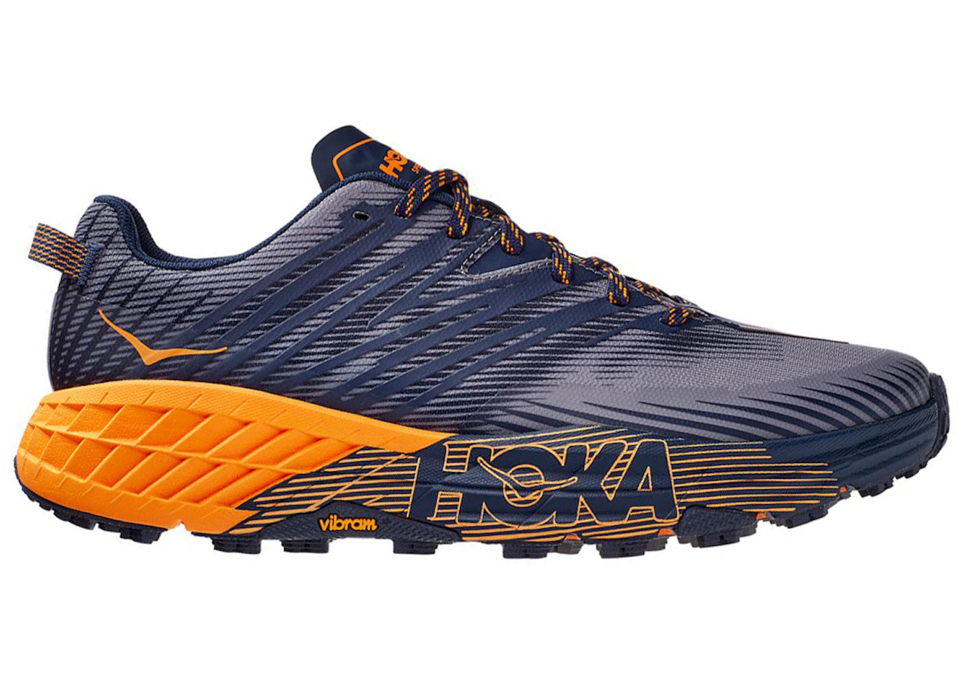 Hoka One One Speedgoat 4 Black Iris Marigold