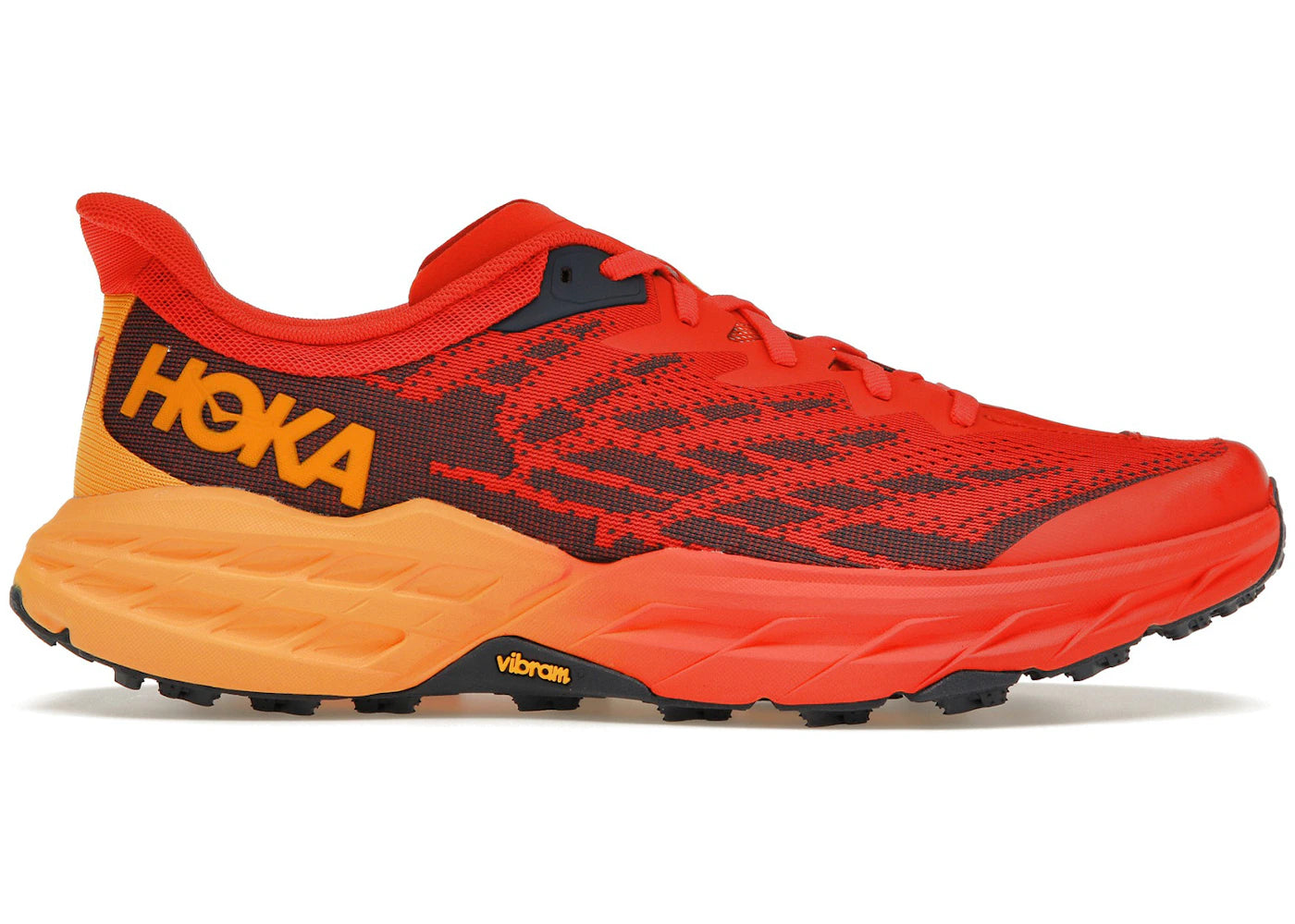 Hoka One One Speedgoat 5 Fiesta Red Radiant Yellow