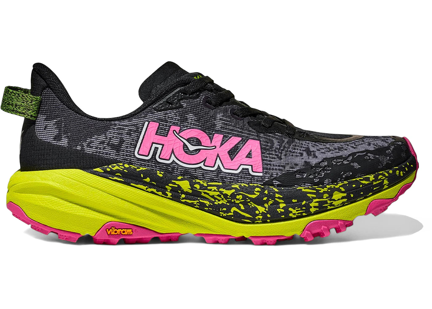 Hoka One One Speedgoat 6 Black Neon Citrus (Women'S)