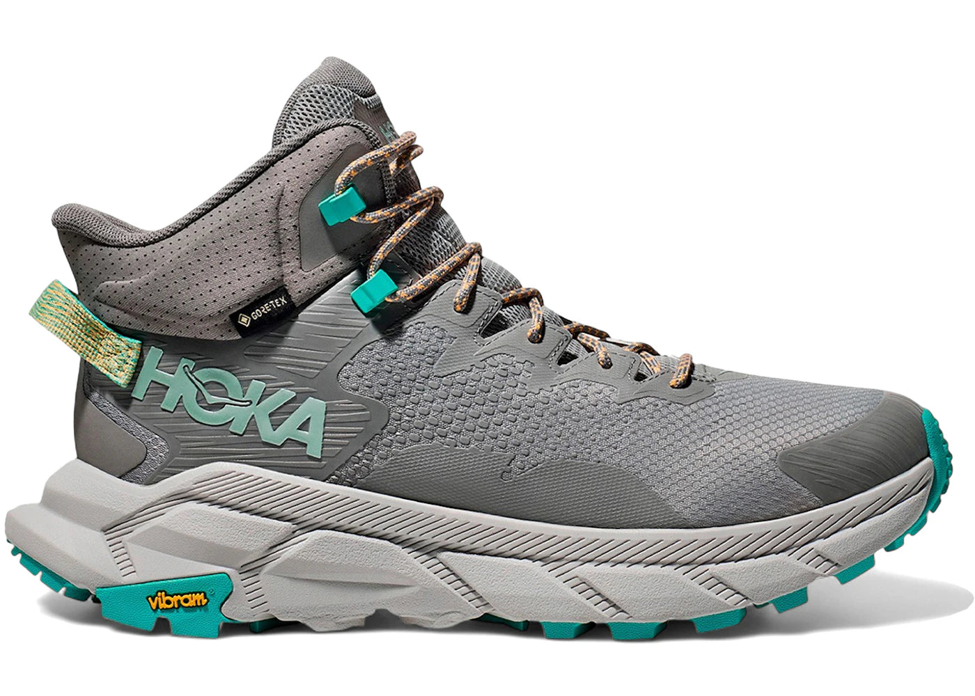 Hoka One One Trail Code Gore-Tex Galactic Grey Electric Aqua