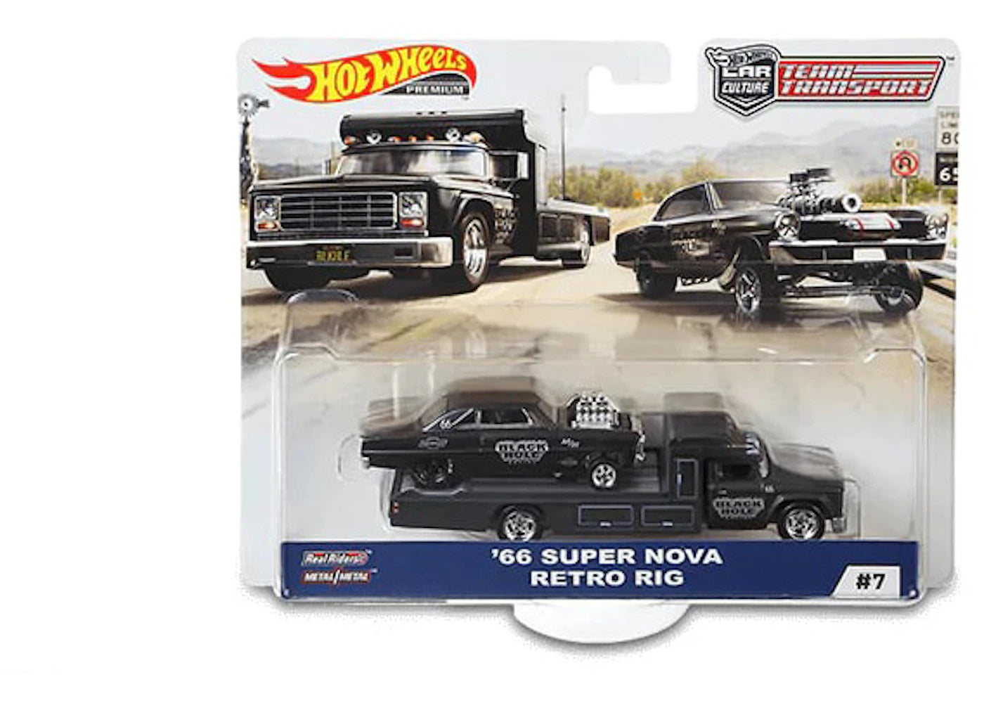 Hot Wheels 2019 Hot Wheels Team Transport D Fyt09 Retro Rig W/ â€™66 Super Nova