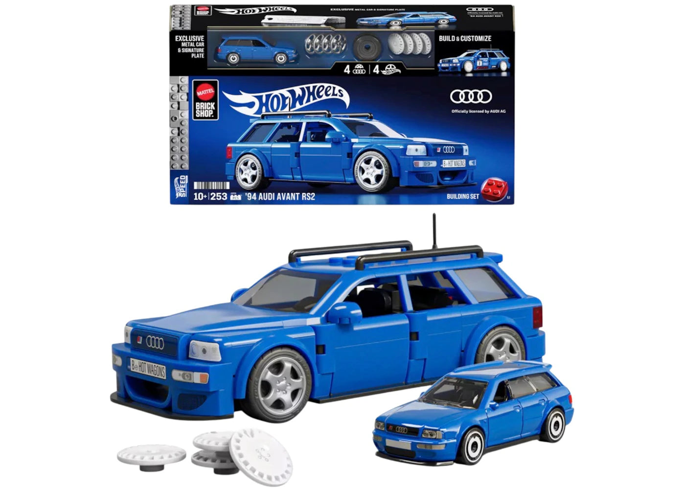 Hot Wheels Audi Avant Rs2 Building Toy Kit