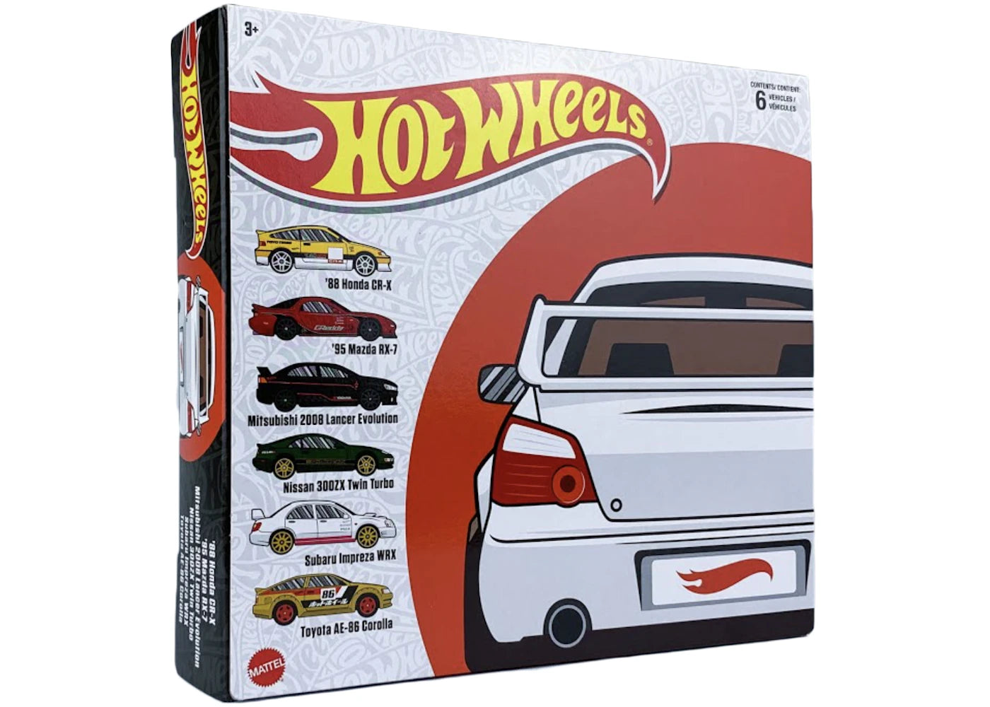 Hot Wheels Japanese Car Culture Classics Box Set 6 Cars