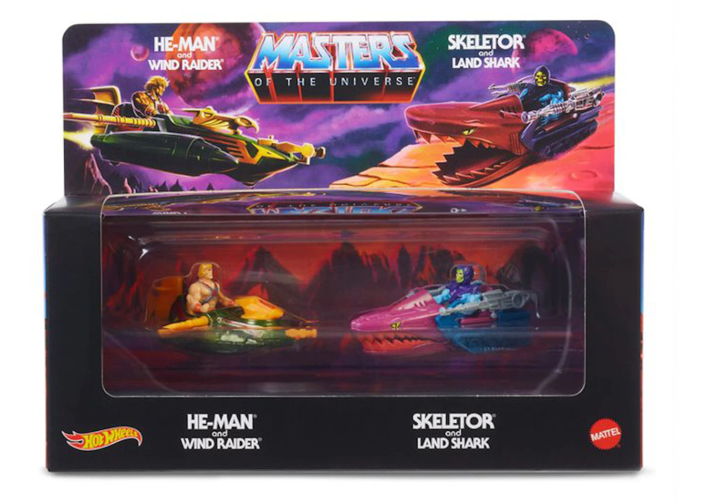 Hot Wheels Masters Of The Universe Wind Raider V.S. Land Shark Sdcc Exclusive