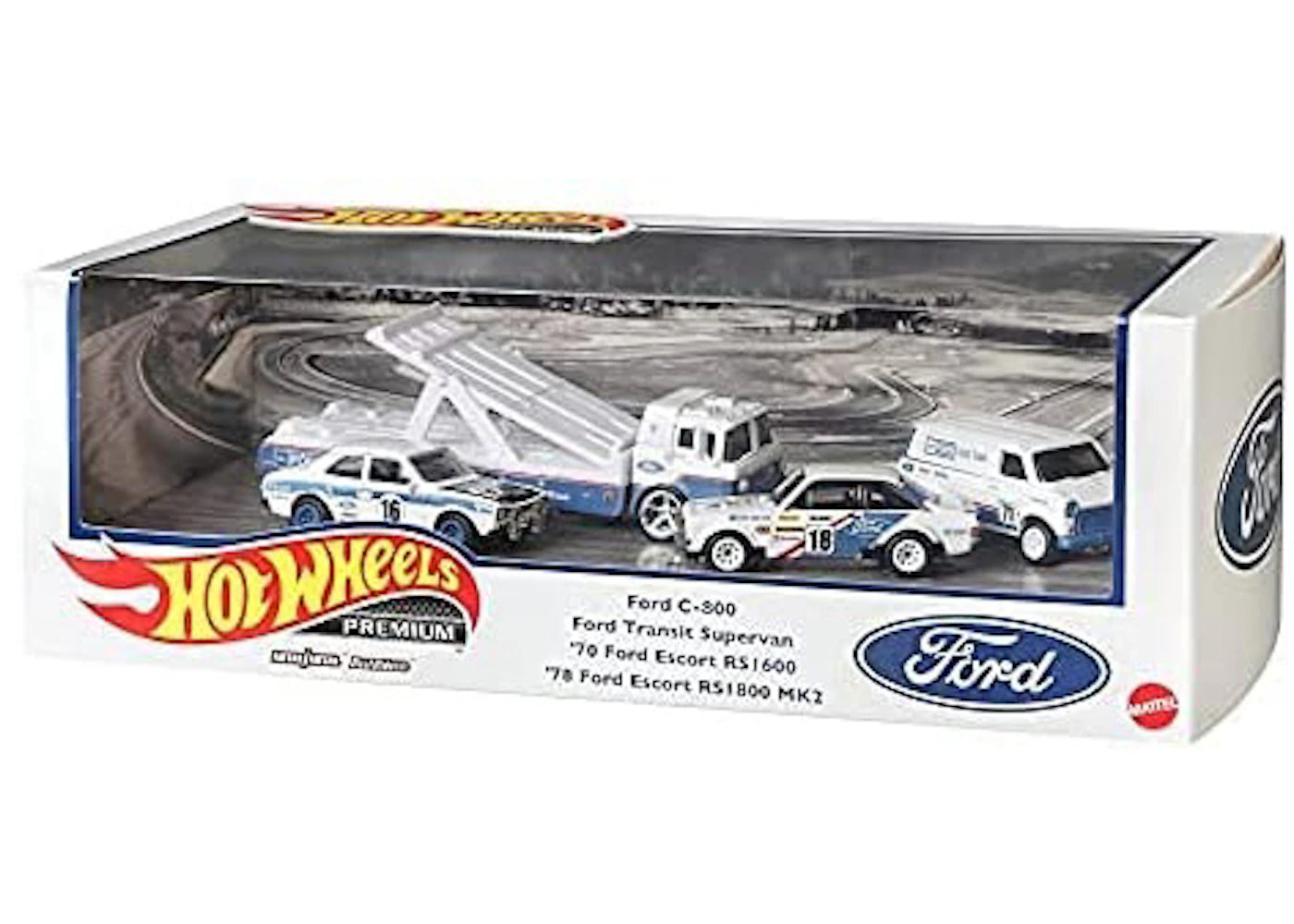 Hot Wheels Premium Collectors Ford Set White/Blue