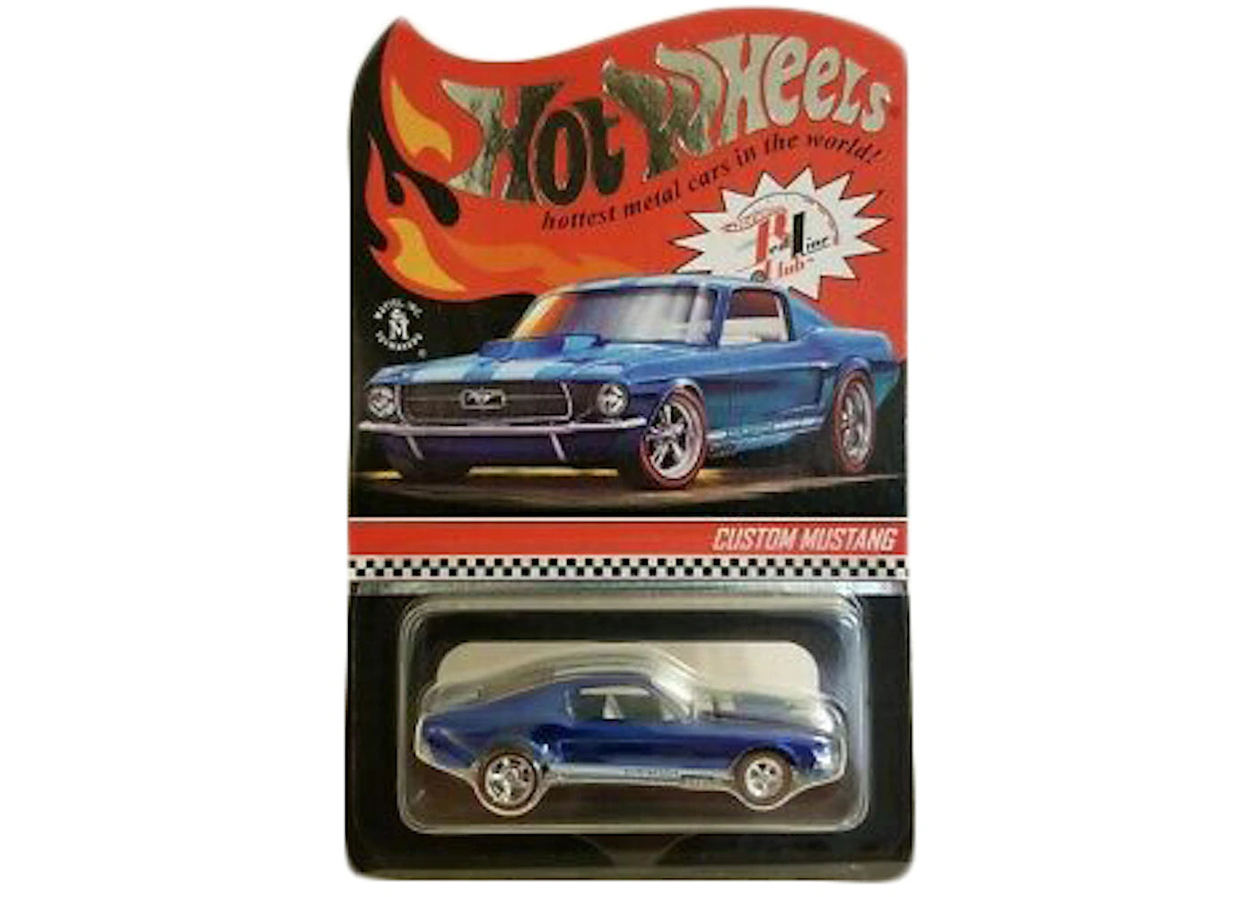Hot Wheels Rlc Custom Mustang Spectraflame Otto Blue