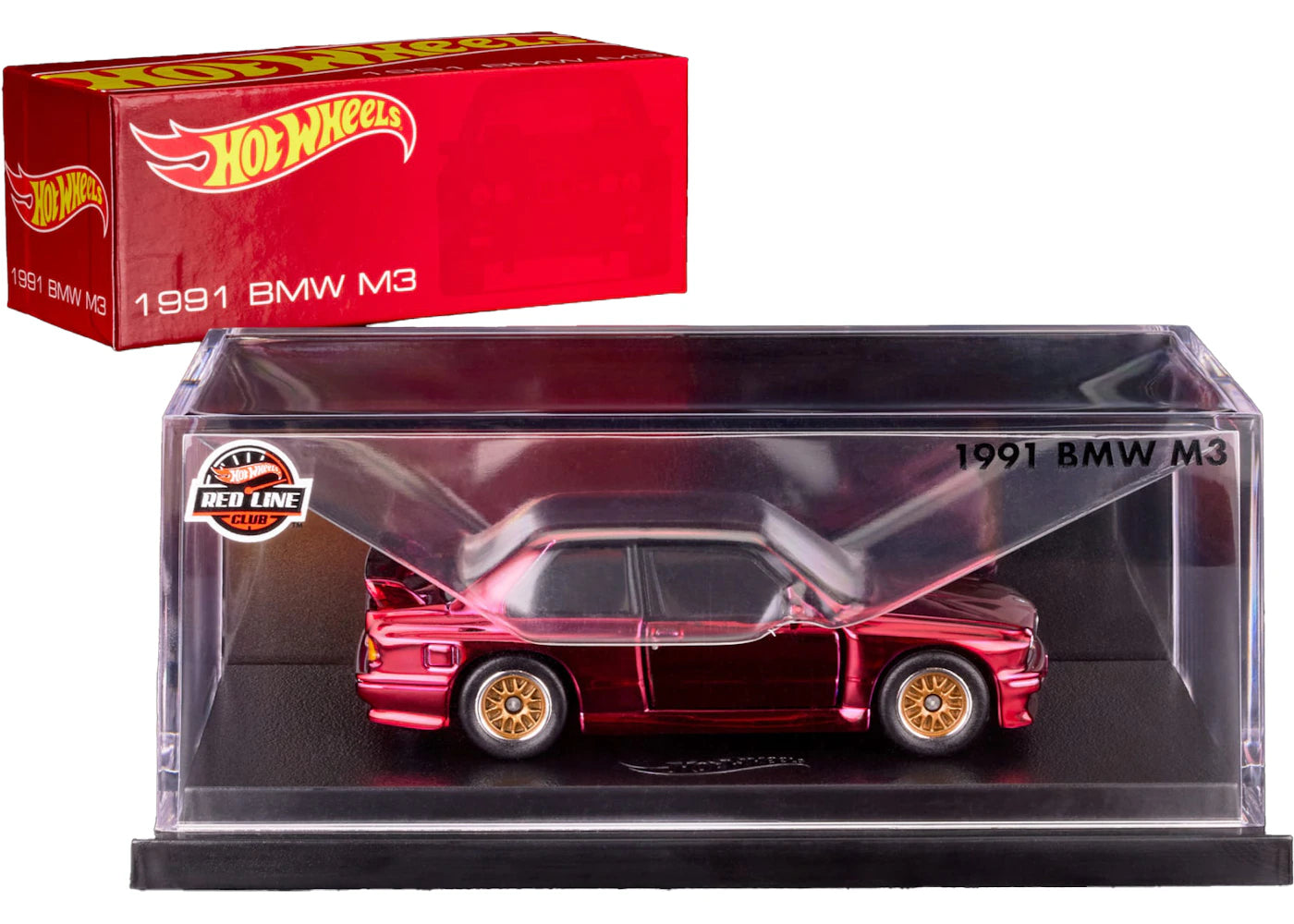 Hot Wheels Rlc Exclusive 1991 Bmw M3 Red