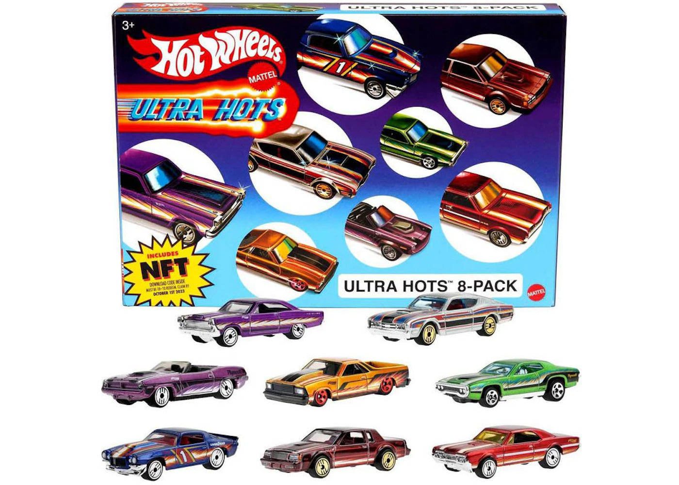 Hot Wheels Ultra Hots Retro Set Of 8