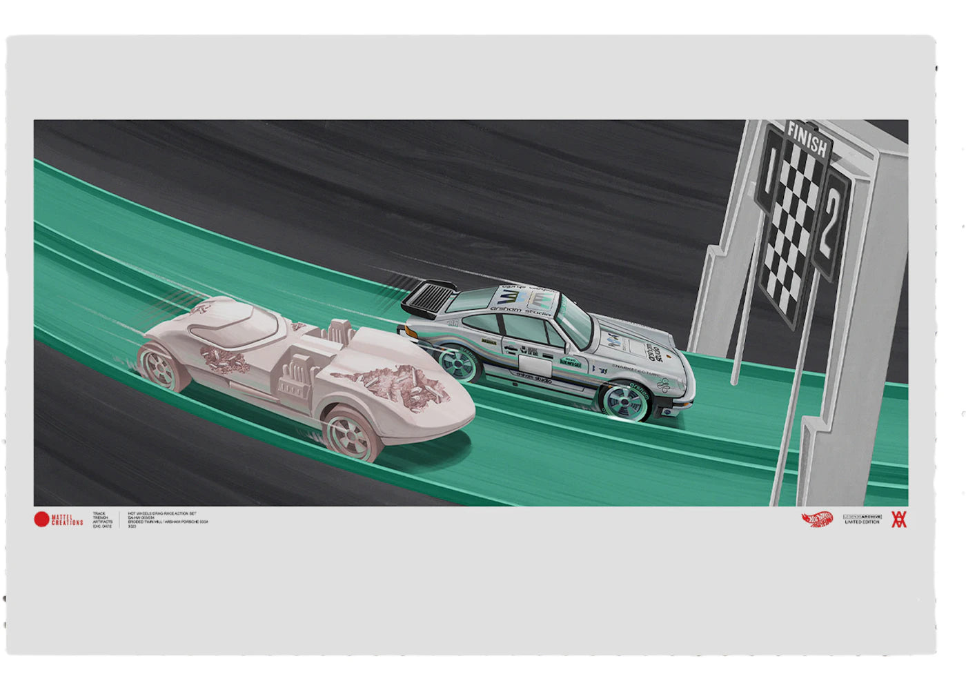 Hot Wheels X Daniel Arsham Legends Archive Lap 3 Poster